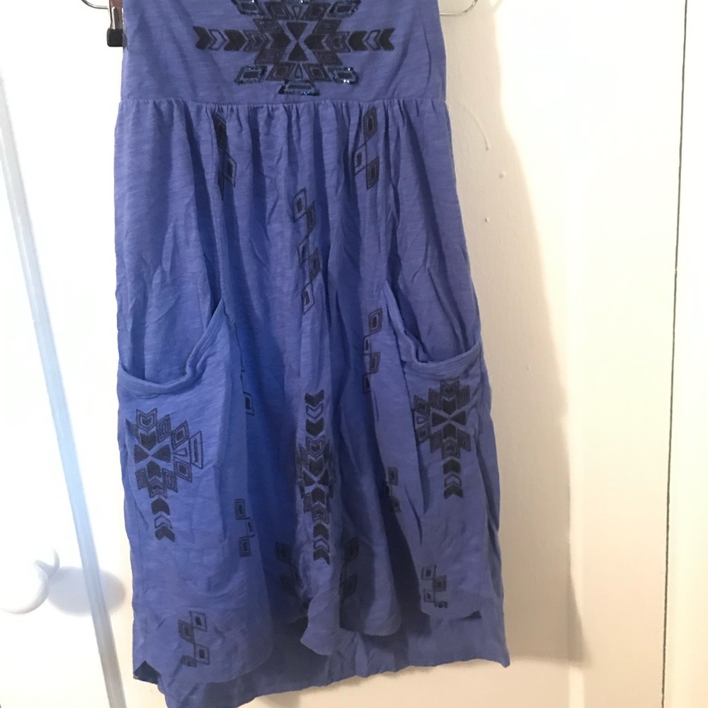 Express tube top dress with sequins
